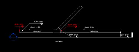 Pipe invert level showing top of pipe elevation while end of pipe ...