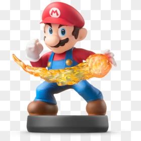 Mario Amiibo Marioamiibo Freetoedit - Smash Bros Amiibo Mario, HD Png Download - vhv