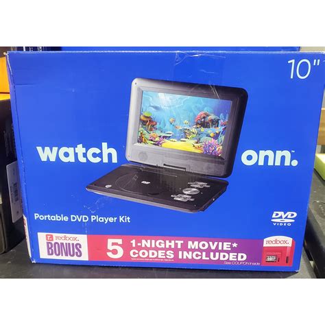 onn. Portable DVD/Media Player Kit with extended 5 hr. Battery | 2nd ...