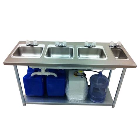 Portable Compartment Freestanding Stainless Steel Sink | ubicaciondepersonas.cdmx.gob.mx