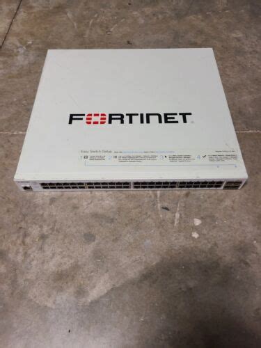 Fortinet FortiSwitch FS-248E-POE 48 Ports Rack Mountable Ethernet Switch 842382125892 | eBay