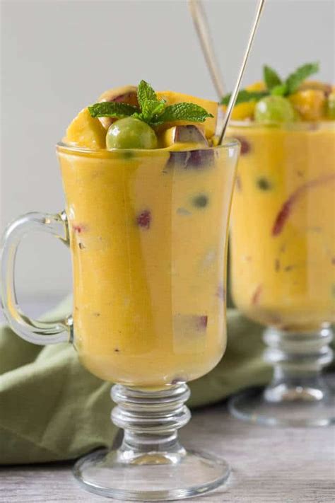 Creamy Mango Fruit Salad {A Fruity Salad Recipe Perfect Anytime}