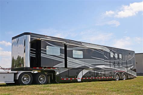 This horse trailer model, which will be on view at the Featherlite ...