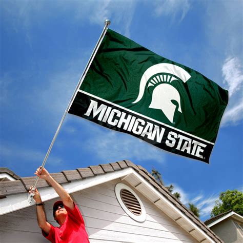 Michigan State Spartans Double Sided Flag - State Street Products