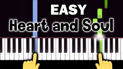 Heart and Soul - EASY Piano tutorial - YouTube