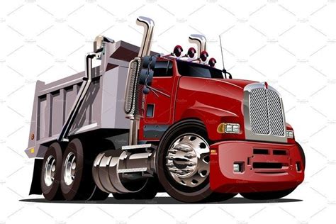 Pin by Dominick Crispino on Dump trucks and trailer's etc. | Dump truck, Trucks, Car cartoon