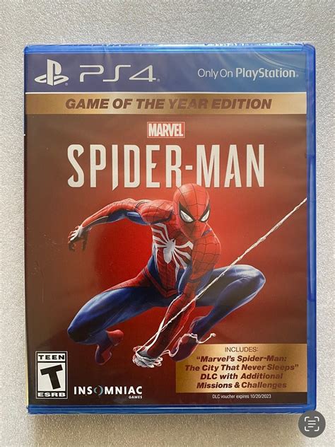 Marvel's Spider-man: Game of the Year Edition sony Playstation 4, 2018 New & Sealed - Etsy