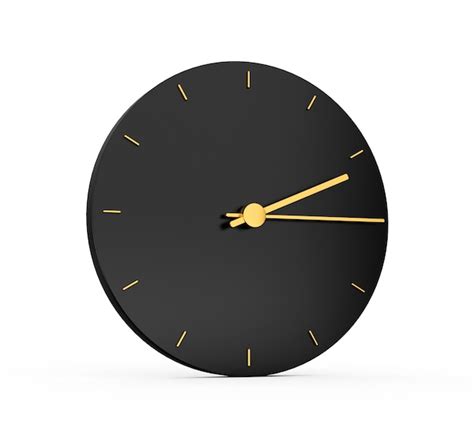 Premium Photo | Premium gold clock icon 2 15 o clock quarter past two ...