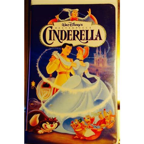 Walt Disney Cinderella VHS #5265 Clamshell Masterpiece Collection - weeklybangalee.com