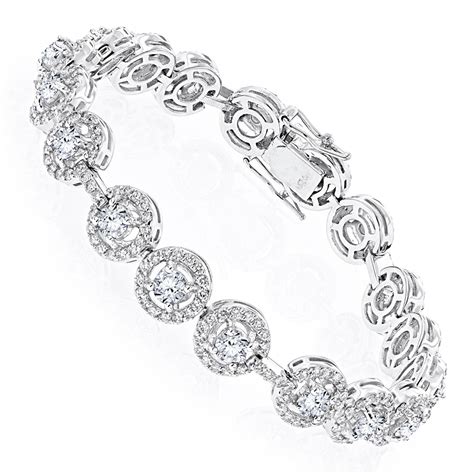 Women's Diamond Bracelet 6ct in 18K Gold - Women's Diamond Bracelets - Diamond Jewelry