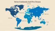 Buy Now! Continents Map Labeled PowerPoint Template
