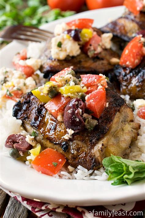 Mediterranean Grilled Chicken - A Family Feast®