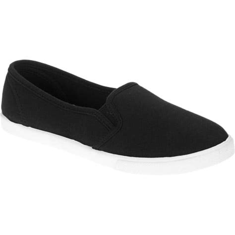 Women's Canvas Slip-On Shoes - Walmart.com - Walmart.com