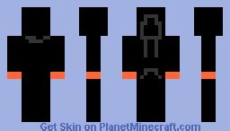 Black Hoodie (Closed) Minecraft Skin