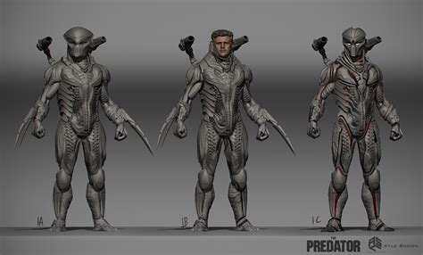 Kyle Brown - The Predator (2018)- Predator Killer Sketches