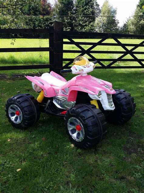 Interceptor 12v Ride On Electric Kids Quad - Pink - Kids Electric Cars