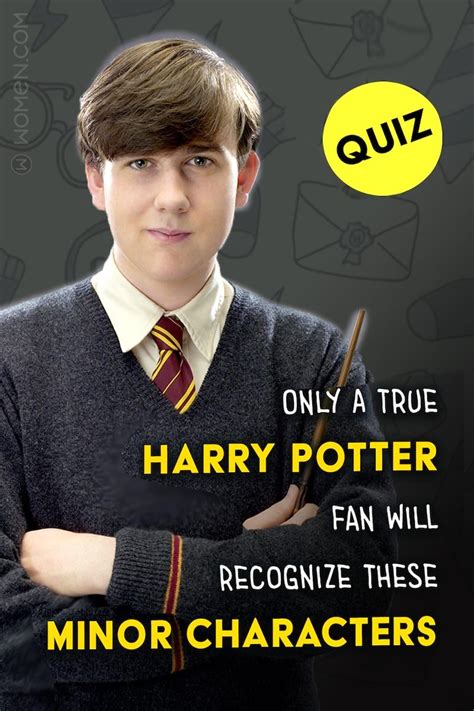 Quiz: Only A True Harry Potter Fan Will Recognize These Minor Characters | Harry potter ...