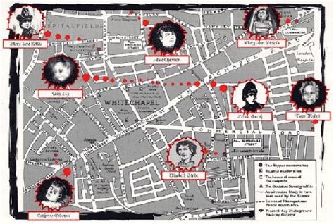 Jack the Ripper Walking Tour Map London