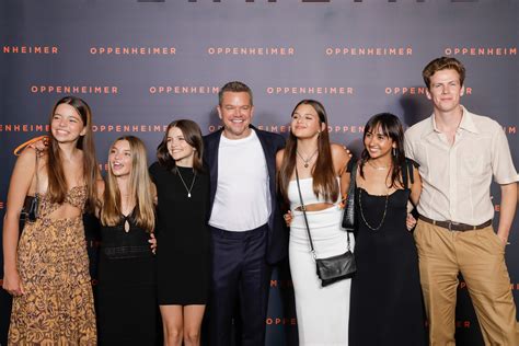 Matt Damon Brought 3 of His Daughters to the ‘Oppenheimer’ Premiere | Glamour