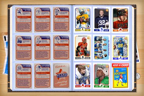 Custom Football Cards - Retro 75™ Series Starr Cards