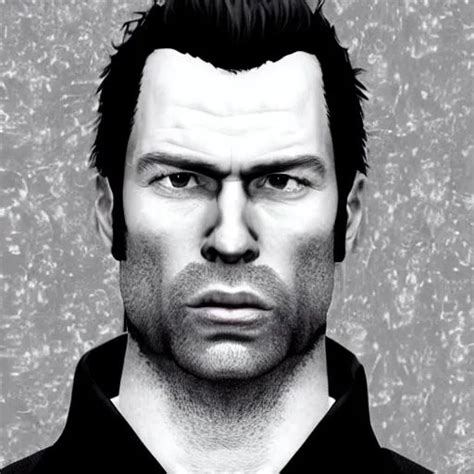 Realistic portrait of rockstar games max payne as a... | OpenArt