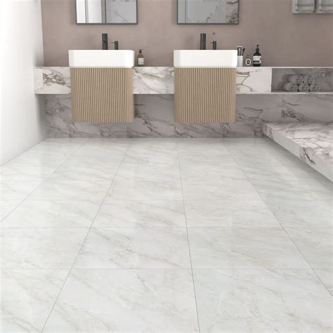 Buy WESTICK Bathroom Tiles Floor Peel and Stick Waterproof Laminate ...