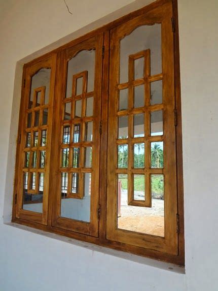 Window wooden frame designs | House window design, Wooden window design, Window grill design modern