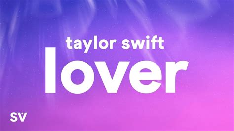Taylor Swift - Lover (Lyrics) | Aman - YouTube