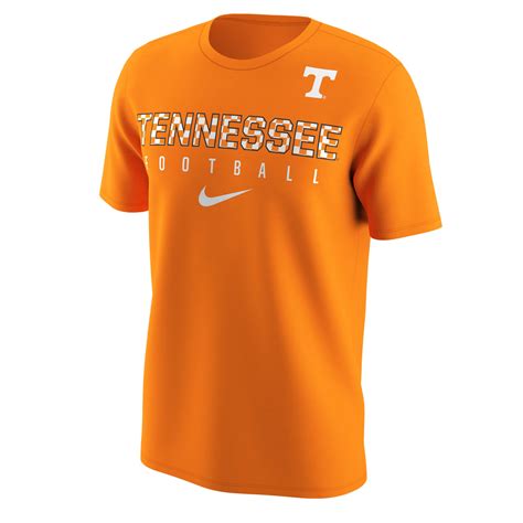 Men's Nike Tennessee Orange Tennessee Volunteers Football Practice ...