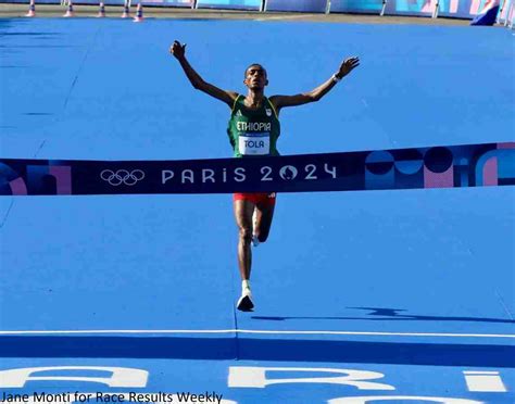 RRW: Tamirat Tola Breaks Olympic Record, Wins Men's Marathon Gold At ...