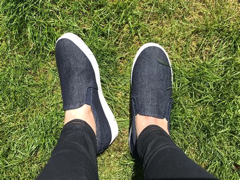 Review: Vionic Shoes Denim Midi Slip-On Sneakers - HodgePodgeDays