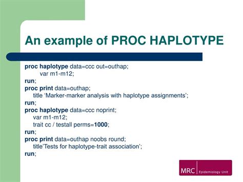 PPT - HAPLOTYPE ANALYSIS PowerPoint Presentation, free download - ID:4044030