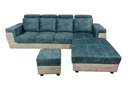 Deep Teal Green L Shape Sofa Cum Bed Set at Rs 40000/set | L Shape Sofa in Bengaluru | ID ...
