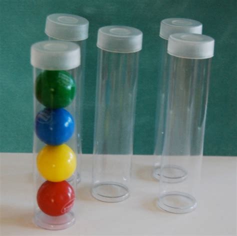 Items similar to Small Clear plastic tubes with caps - Qty 25 - use for ...