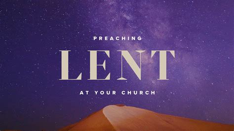 Preaching Lent at Your Church - Ministry Pass