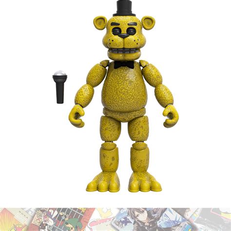 FIVE NIGHTS AT FREDDY’S GOLDEN FREDDY 5 “ ACTION FIGURE FNAF NEW RARE ...