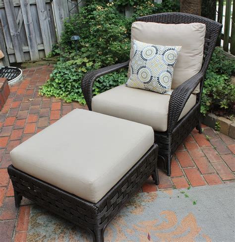 Sunbrella Outdoor All-Weather "Wicker" Patio Furniture Set | EBTH