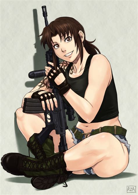 Black Lagoon, Revy, by azasuke | Black lagoon anime, Black lagoon, Anime girl