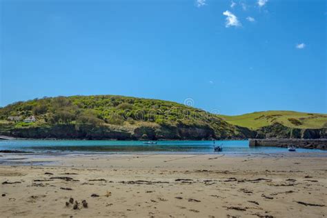 Hope cove harbour Devon UK stock photo. Image of boat - 134147064