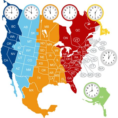 Time zones and area codes - C.H. Express Inc.