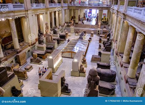 Museum of Egyptian Antiquities, Egyptian Museum, in Cairo, Egypt Editorial Stock Photo - Image ...