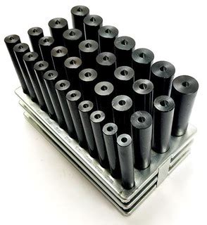 Precise 33 Piece Transfer Punch Set, 1/2-1" by 64ths - 8600-0411 - Penn ...