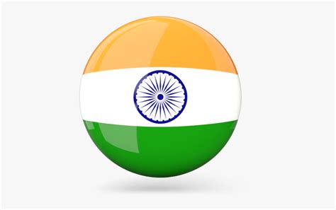 Glossy Round Icon - Logo Indian Flag Png, Transparent Png - kindpng