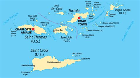 Map Of St Thomas Usvi - Wynne Karlotte