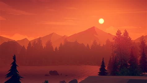 Before Firewatch was a 3D world, it was a painting | Polygon