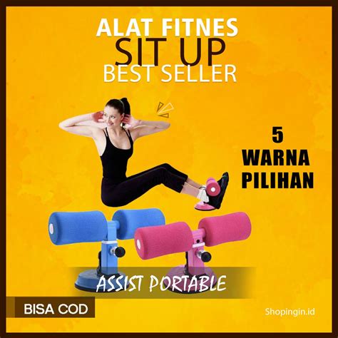 Jual Alat Fitnes Sit Up Assist Portable Exercise Equipmen Penahan Kaki ...