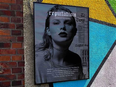 Taylor Swift Reputation Album Cover Poster fac - Inspire Uplift