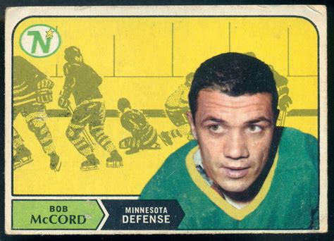 1968 69 OPC O PEE CHEE HOCKEY 146 BOB MCCORD VG-EX MINNESOTA NORTH ...