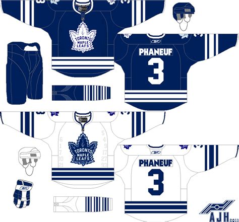 AJH Hockey Jersey Art: Toronto Maple Leafs Concept part 2