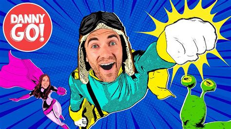 "Ka-Pow!" Superhero Dance 💥🦸🏻‍♂️ Super Hero Brain Break | Danny Go! Songs for Kids - YouTube